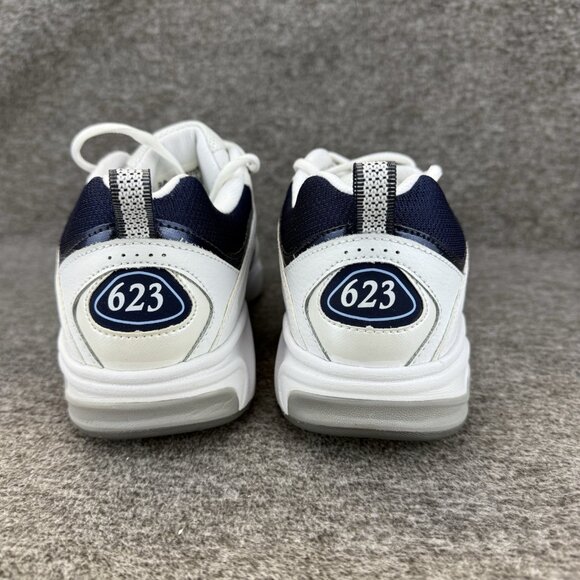 ✅New Balance 623 Training Walking Shoes Women’s 8.5 Narrow 2A White Leather Shoe - Picture 8 of 12